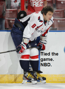 We knew he could do it and he did. Ovechkin scored the game tying goal in the 3rd. #OvechkinErection